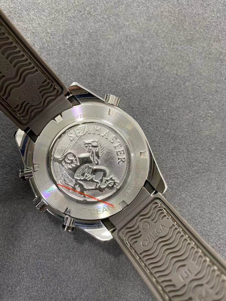 Men's Quartz Watch Chronograph 904L Stainless Steel 44mm-OG266
