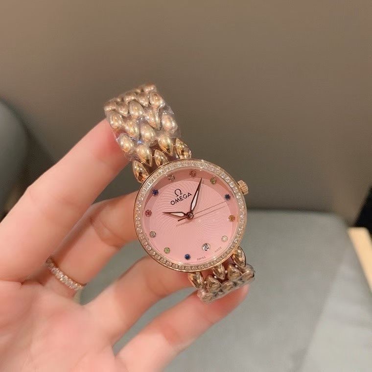 Women's Quartz Watch Chronograph 904L Stainless Steel 33mm-OG274