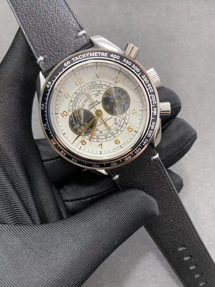 Men's Quartz Watch Chronograph 904L Stainless Steel 45mm-OG235