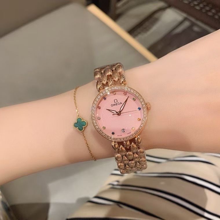 Women's Quartz Watch Chronograph 904L Stainless Steel 33mm-OG274