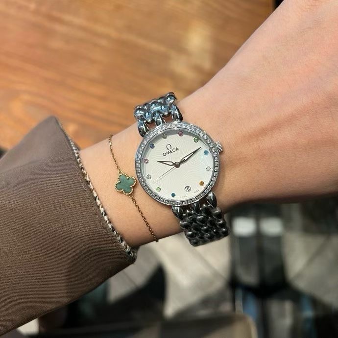 Women's Quartz Watch Chronograph 904L Stainless Steel 33mm-OG274