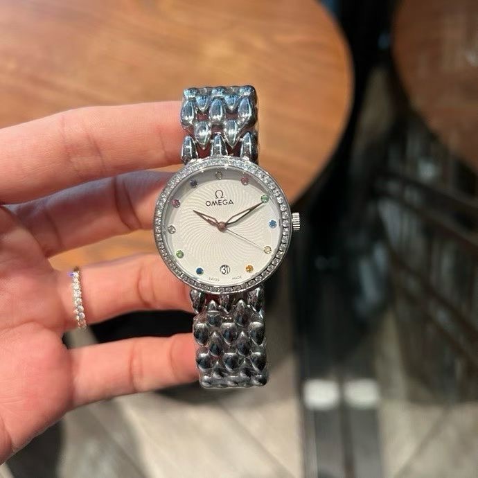 Women's Quartz Watch Chronograph 904L Stainless Steel 33mm-OG274