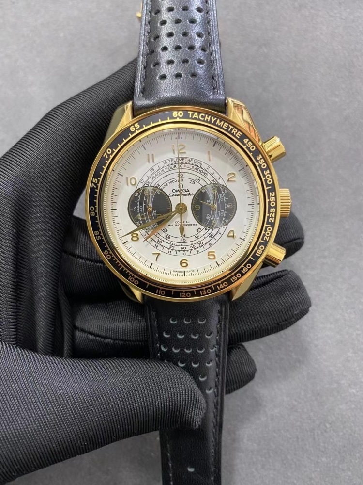 Men's Quartz Watch Chronograph 904L Stainless Steel 45mm-OG235