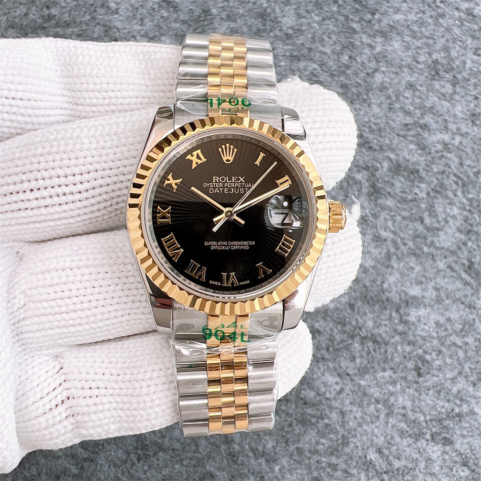 Women's Automatic Mechanical Watch 904L Stainless Steel36mm-RLX486