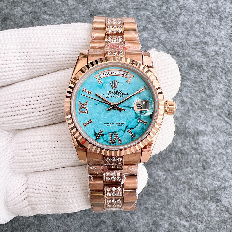 Women's Automatic Mechanical Watch 904L Stainless Steel36mm-RLX488