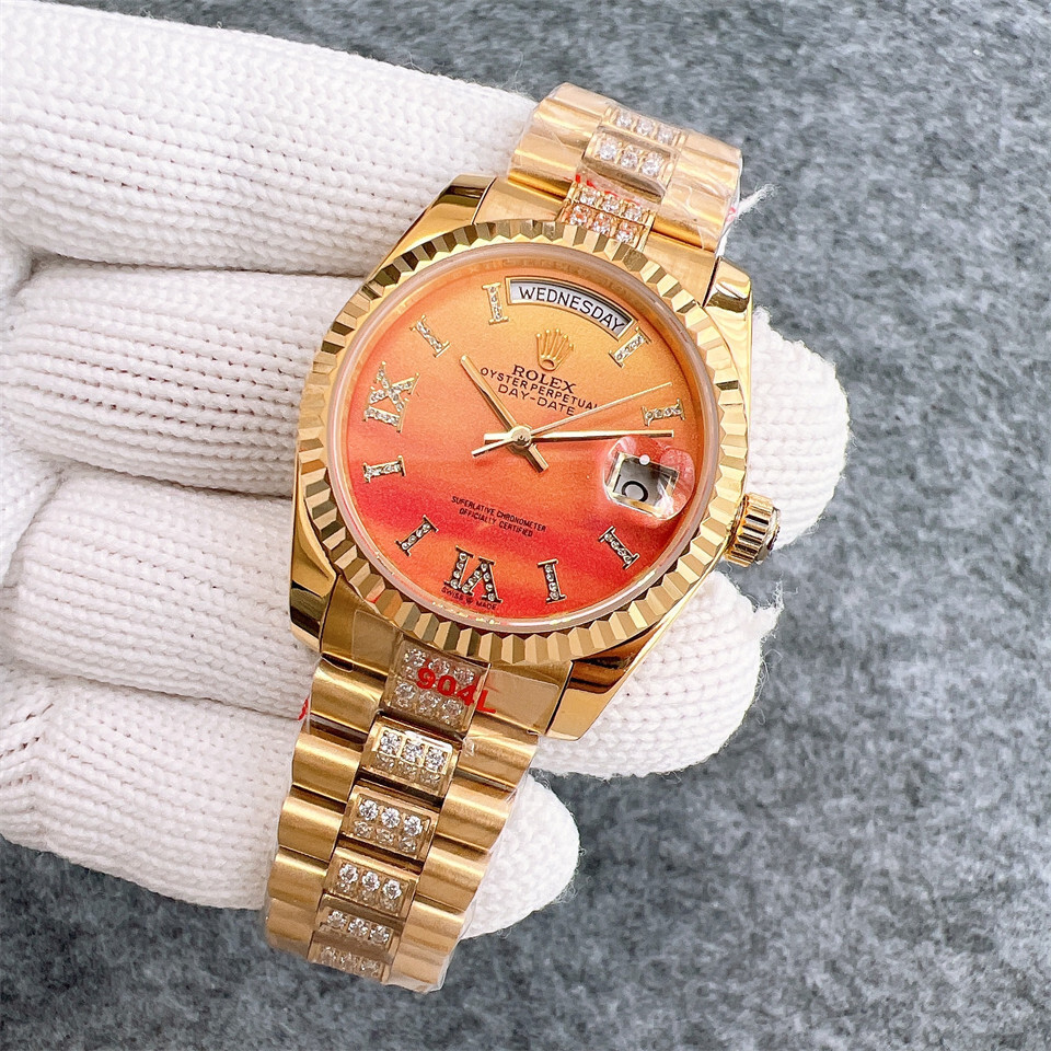 Women's Automatic Mechanical Watch 904L Stainless Steel36mm-RLX489