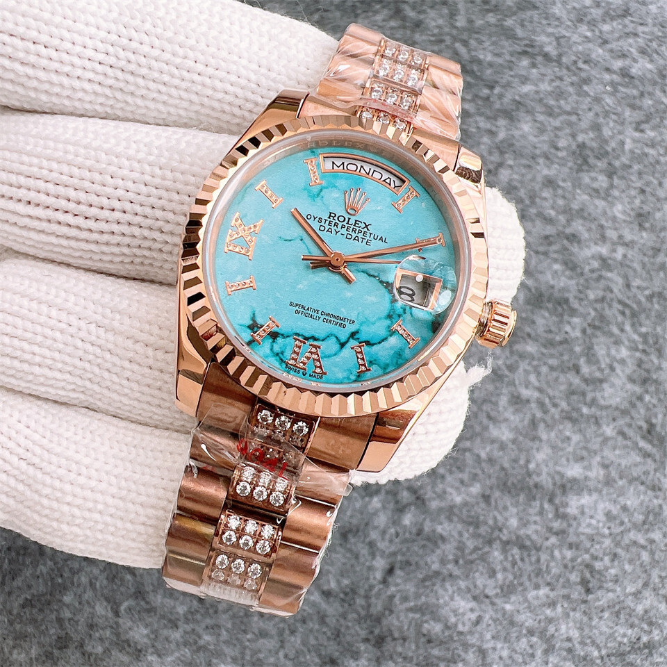 Women's Automatic Mechanical Watch 904L Stainless Steel36mm-RLX488