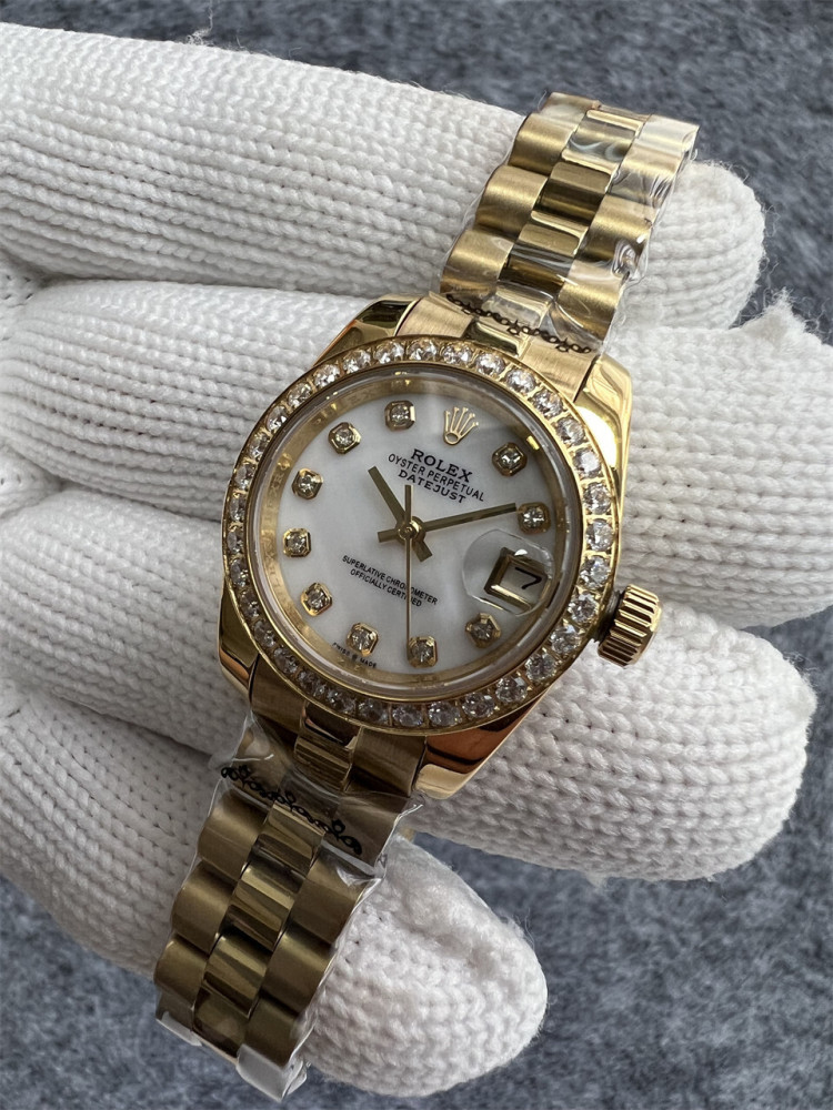 Women's Automatic Mechanical Watch 904L Stainless Steel 28mm-RLX509