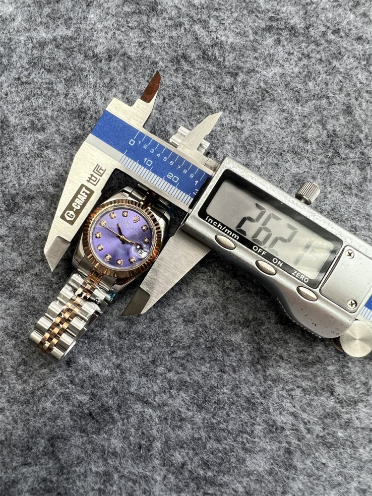 Women's Automatic Mechanical Watch 904L Stainless Steel 26mm-RLX511