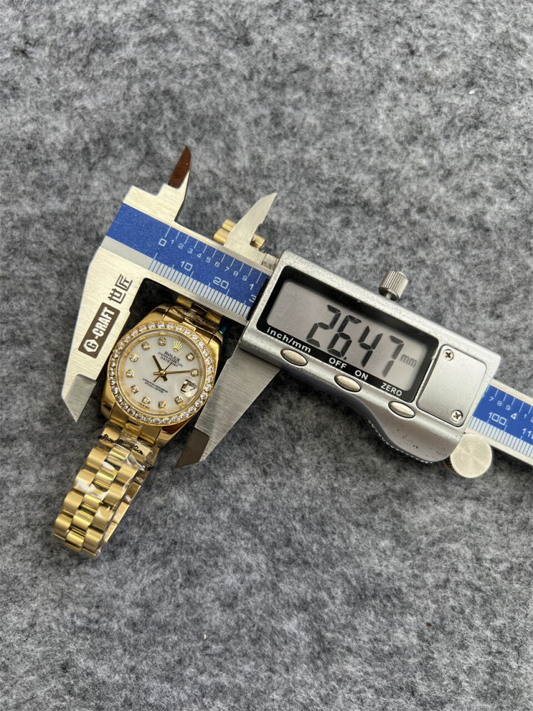Women's Automatic Mechanical Watch 904L Stainless Steel 28mm-RLX509