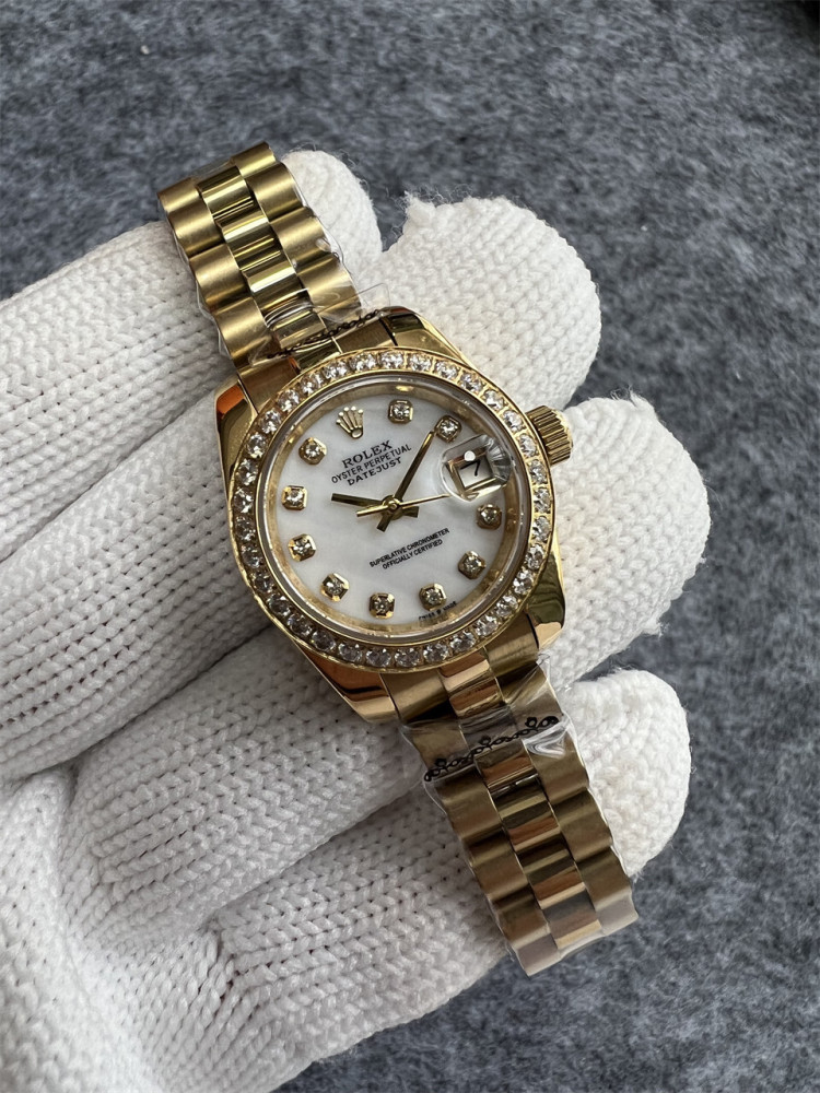 Women's Automatic Mechanical Watch 904L Stainless Steel 28mm-RLX509