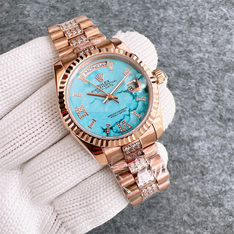 Women's Automatic Mechanical Watch 904L Stainless Steel36mm-RLX488