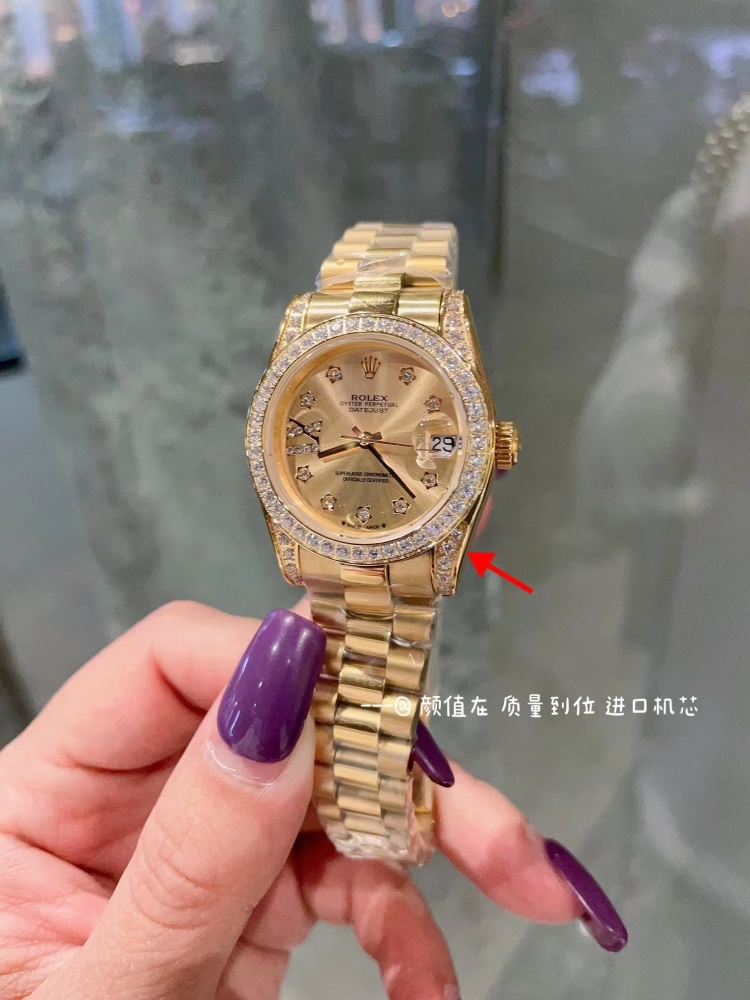 Women's Automatic Mechanical Watch 904L Stainless Steel31mm-RLX431