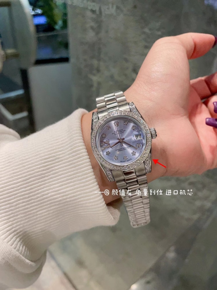 Women's Automatic Mechanical Watch 904L Stainless Steel31mm-RLX431