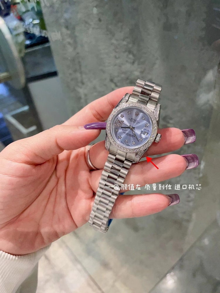 Women's Automatic Mechanical Watch 904L Stainless Steel31mm-RLX431