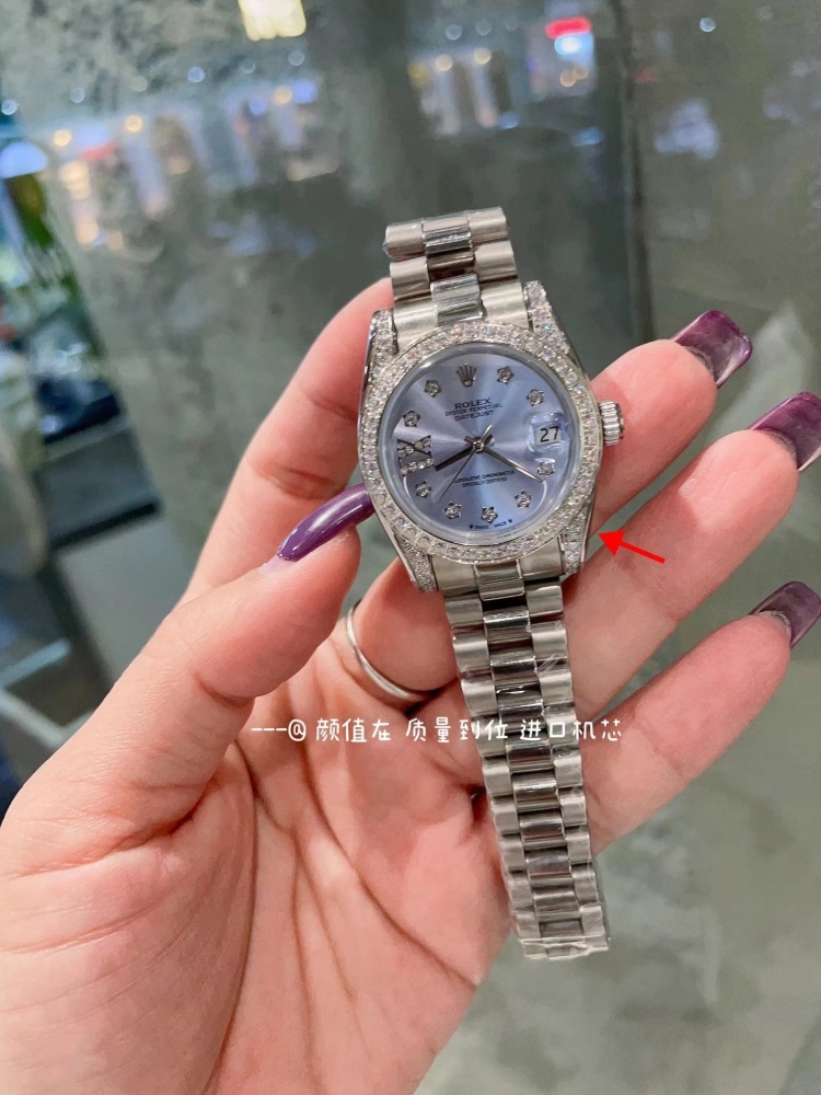 Women's Automatic Mechanical Watch 904L Stainless Steel31mm-RLX431