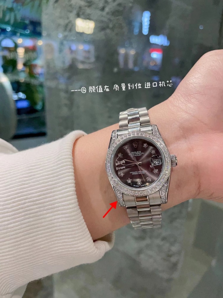 Women's Automatic Mechanical Watch 904L Stainless Steel31mm-RLX431