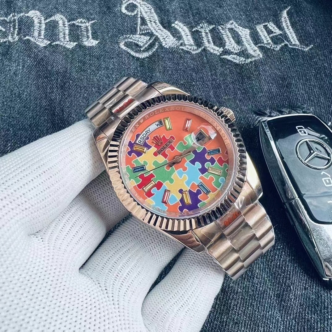 Men's automatic mechanical watch 904L - stainless steel material - 40mm - RLX459