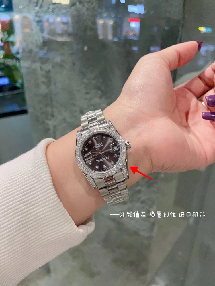 Women's Automatic Mechanical Watch 904L Stainless Steel31mm-RLX431