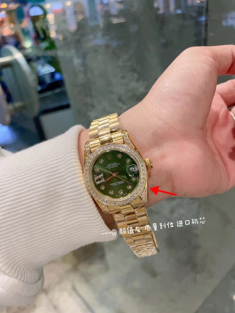 Women's Automatic Mechanical Watch 904L Stainless Steel31mm-RLX431