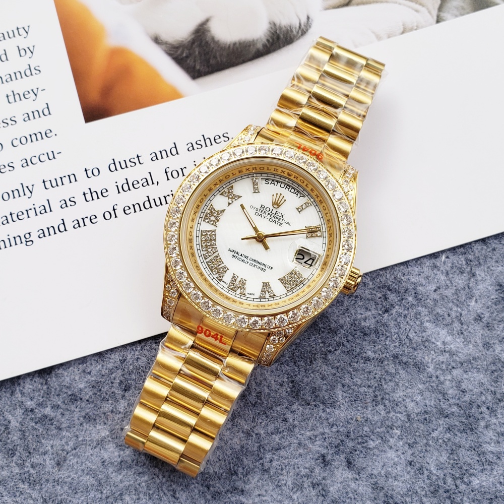 Women's Automatic Mechanical Watch 904L Stainless Steel36mm-RLX454