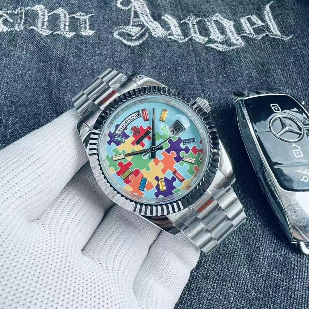 Men's automatic mechanical watch 904L - stainless steel material - 40mm - RLX459
