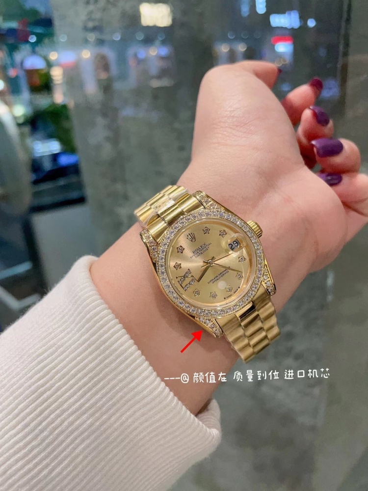 Women's Automatic Mechanical Watch 904L Stainless Steel31mm-RLX431