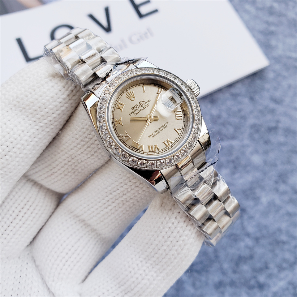 Women's Automatic Mechanical Watch 904L Stainless Steel26mm-RLX409