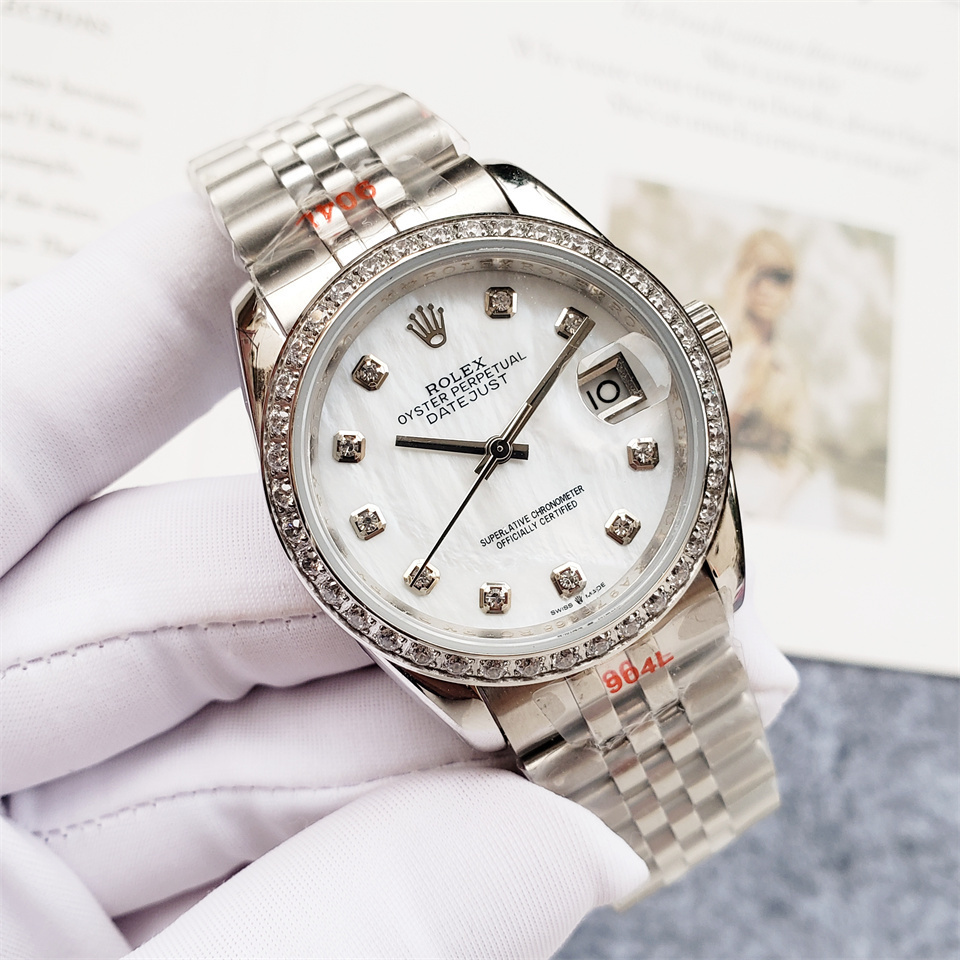 Women's Automatic Mechanical Watch 904L Stainless Steel36mm-RLX376