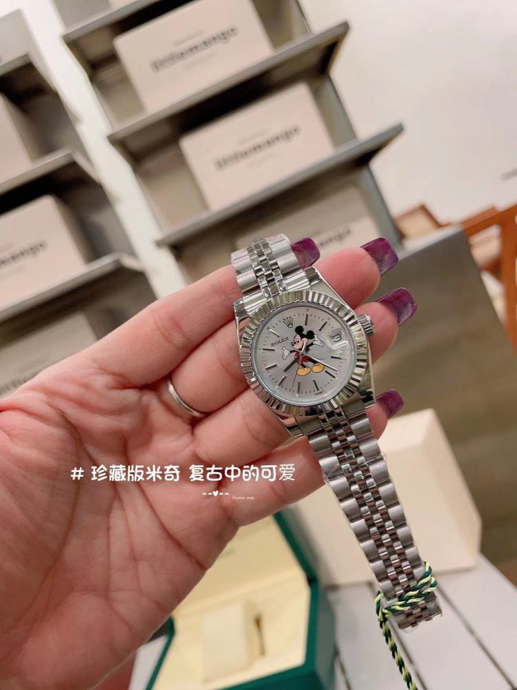 Women's Automatic Mechanical Watch 904L Stainless Steel36mm-RLX430