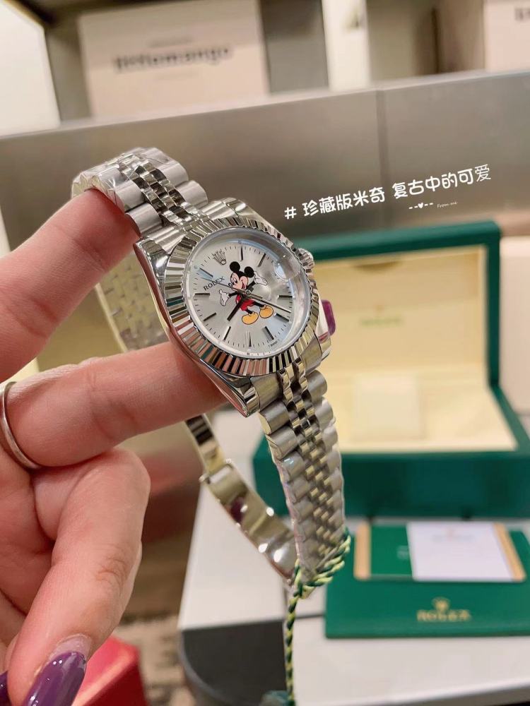 Women's Automatic Mechanical Watch 904L Stainless Steel36mm-RLX430