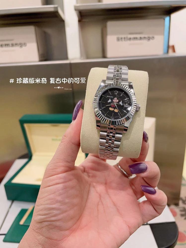Women's Automatic Mechanical Watch 904L Stainless Steel36mm-RLX430