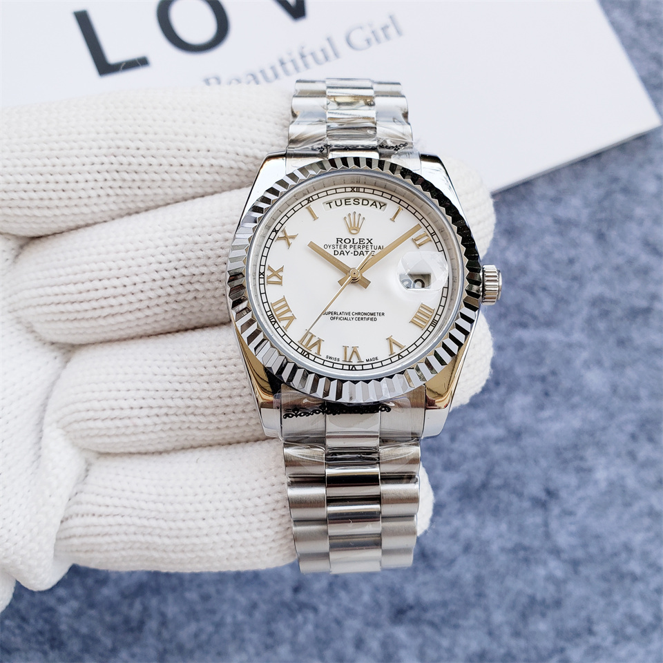 Women's Automatic Mechanical Watch 904L Stainless Steel36mm-RLX411