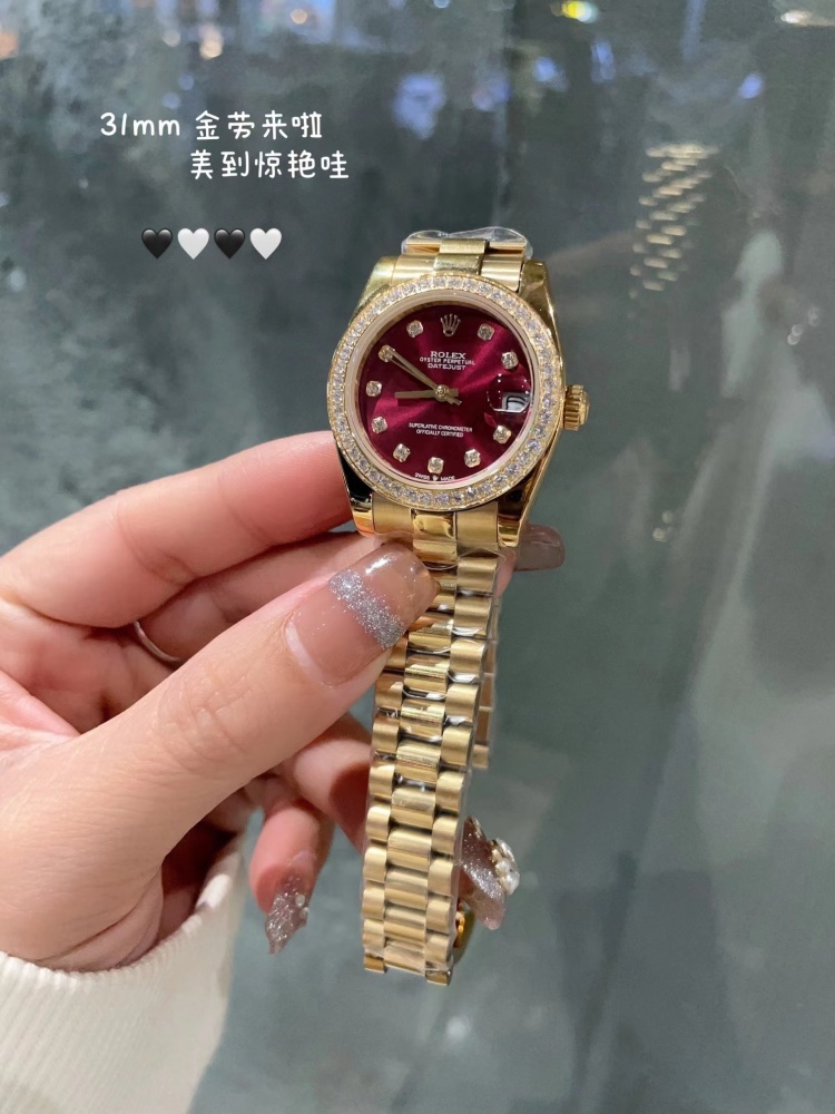 Women's Automatic Mechanical Watch 904L Stainless Steel31mm-RLX382