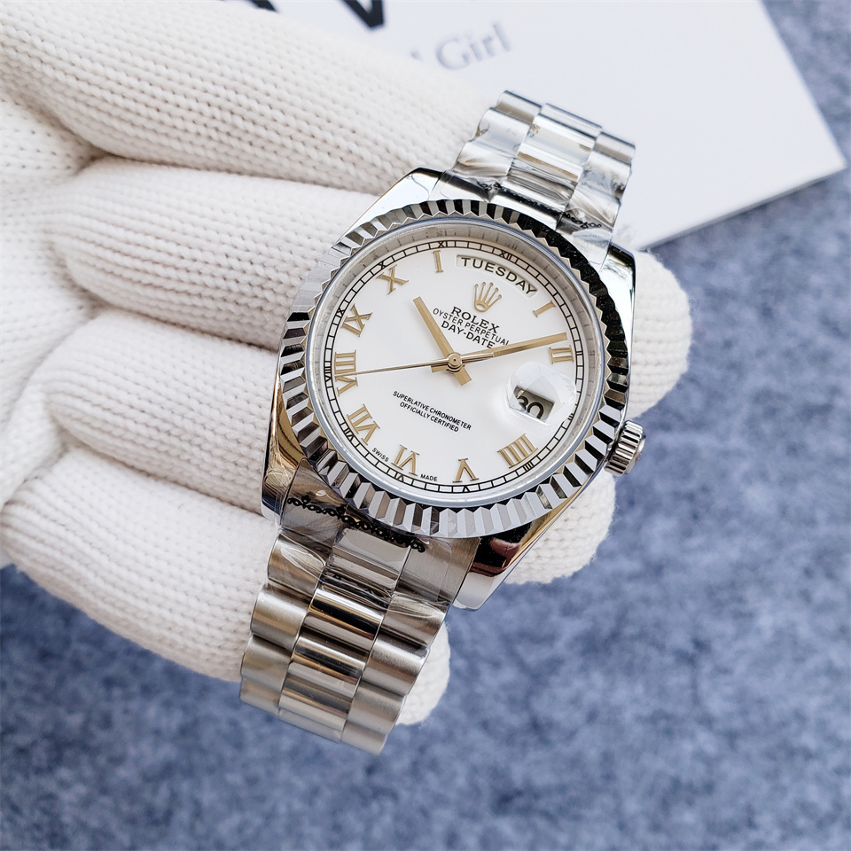 Women's Automatic Mechanical Watch 904L Stainless Steel36mm-RLX411