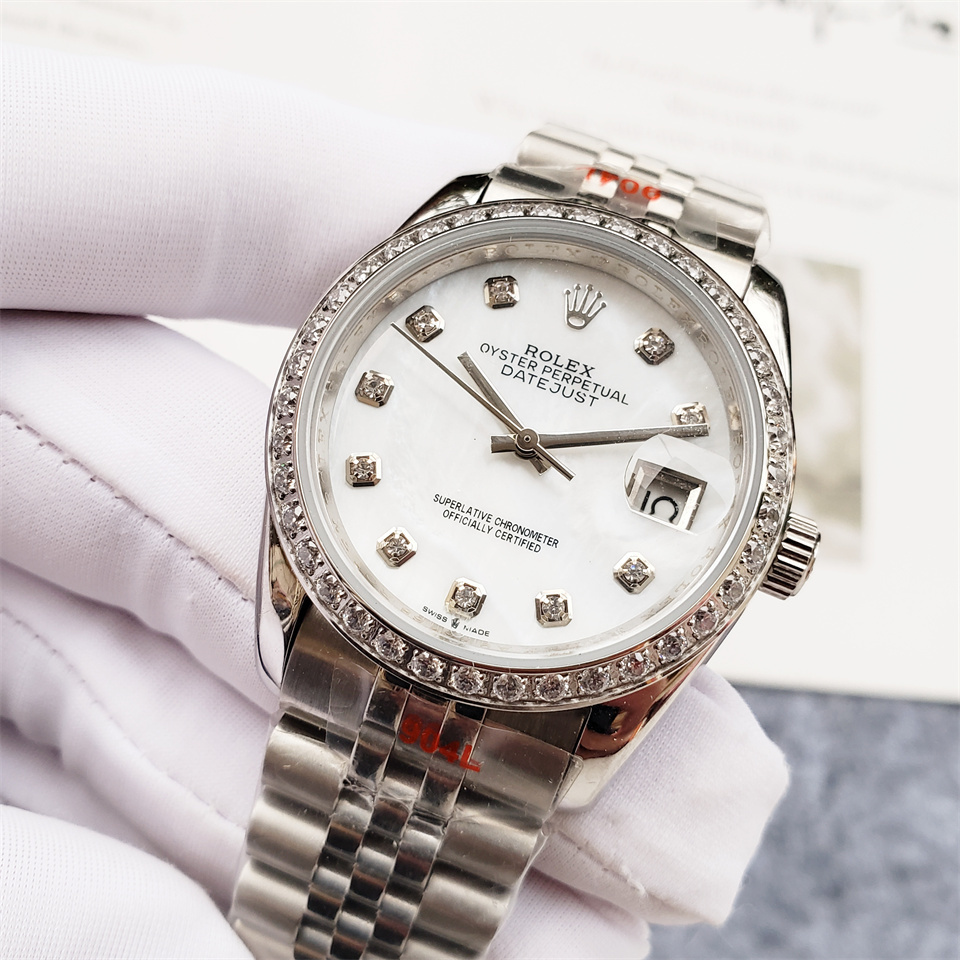 Women's Automatic Mechanical Watch 904L Stainless Steel36mm-RLX376