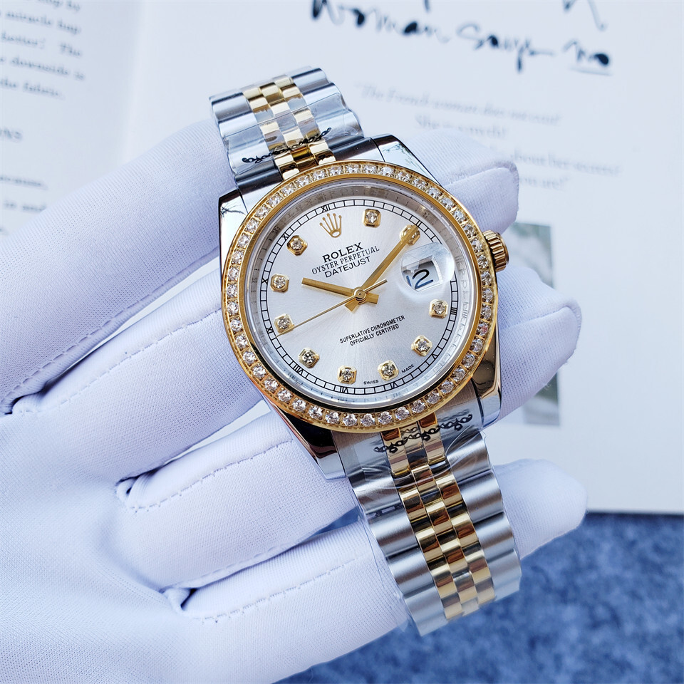 Women's Automatic Mechanical Watch 904L Stainless Steel37mm-RLX349