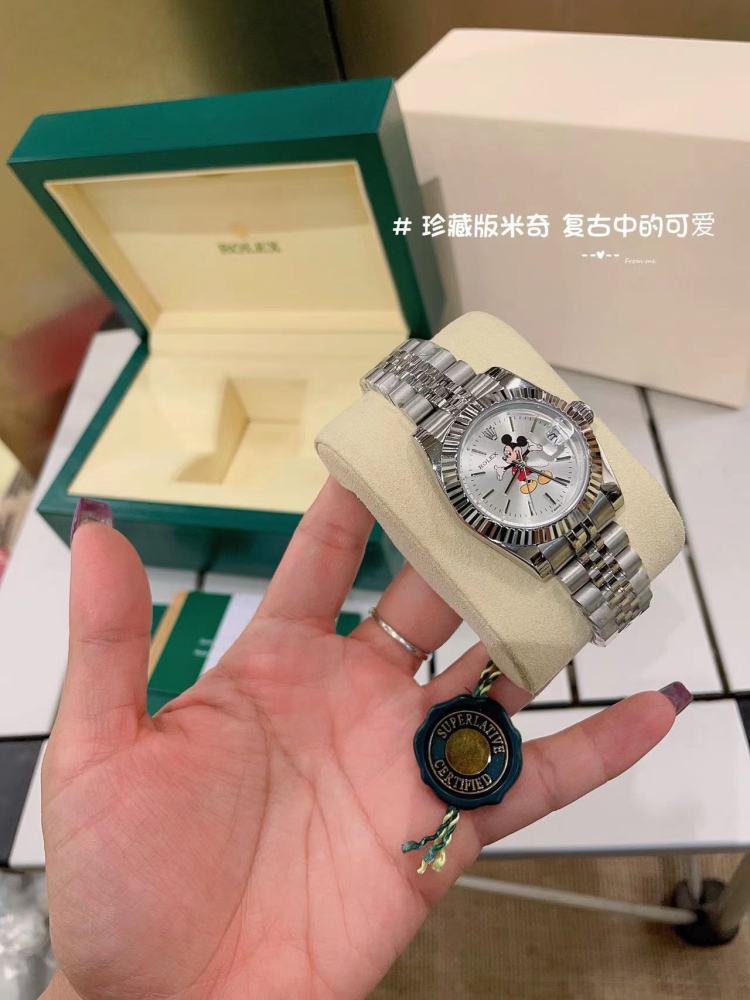 Women's Automatic Mechanical Watch 904L Stainless Steel36mm-RLX430