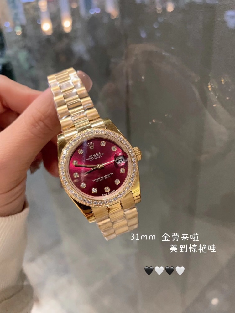 Women's Automatic Mechanical Watch 904L Stainless Steel31mm-RLX382