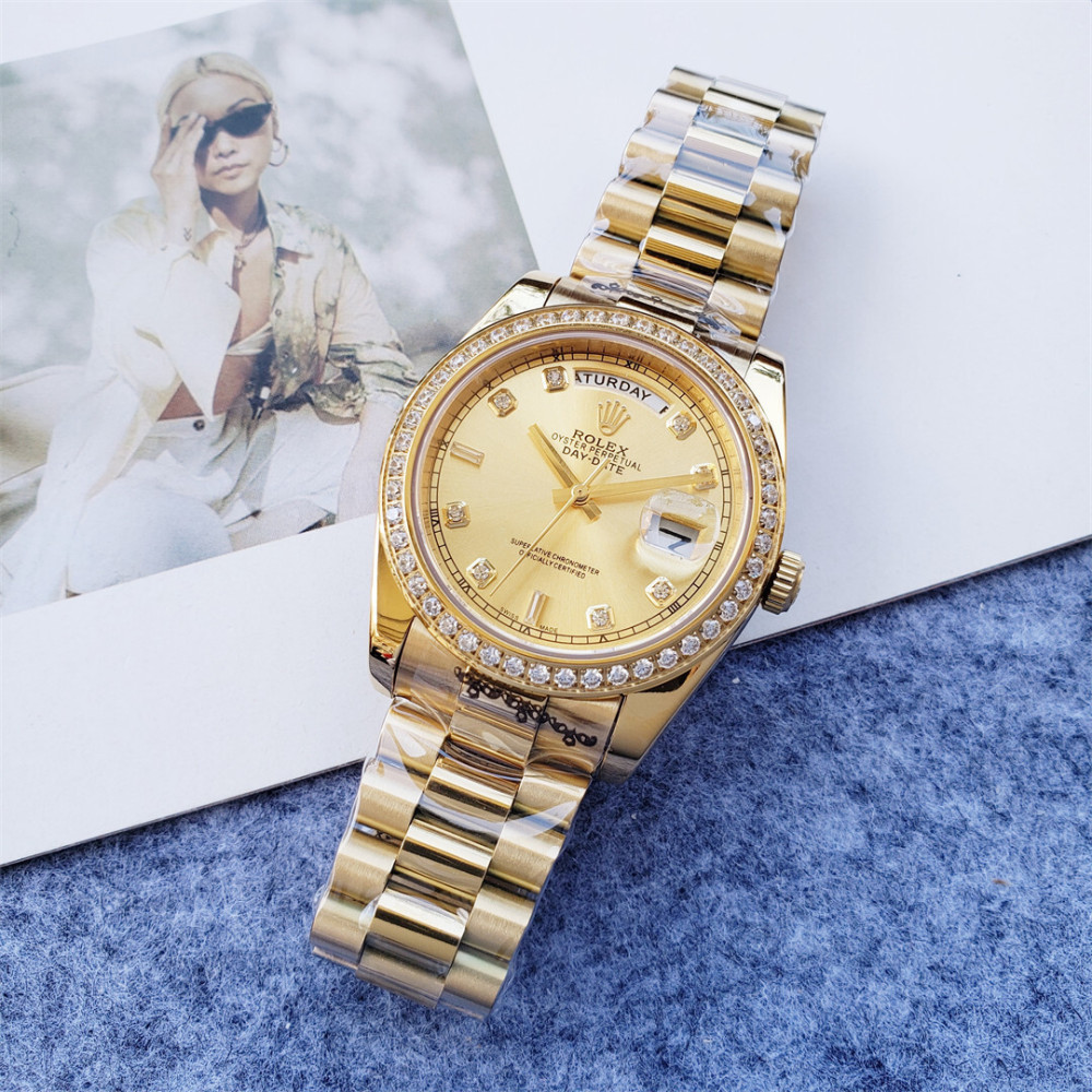 Women's Automatic Mechanical Watch 904L Stainless Steel36mm-RLX356