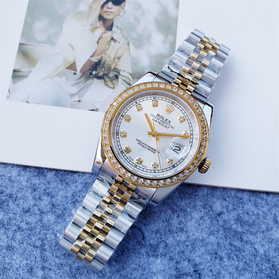 Women's Automatic Mechanical Watch 904L Stainless Steel37mm-RLX349