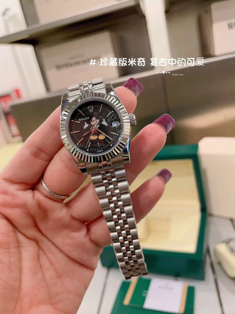 Women's Automatic Mechanical Watch 904L Stainless Steel36mm-RLX430