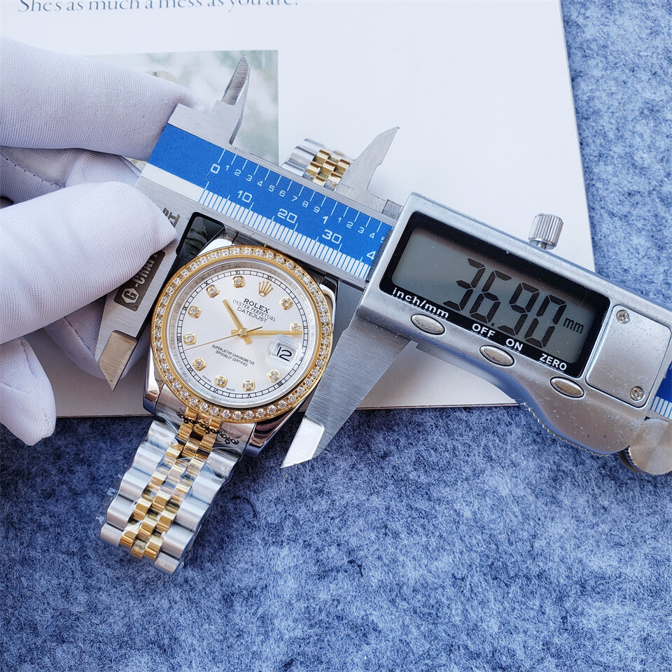 Women's Automatic Mechanical Watch 904L Stainless Steel37mm-RLX349