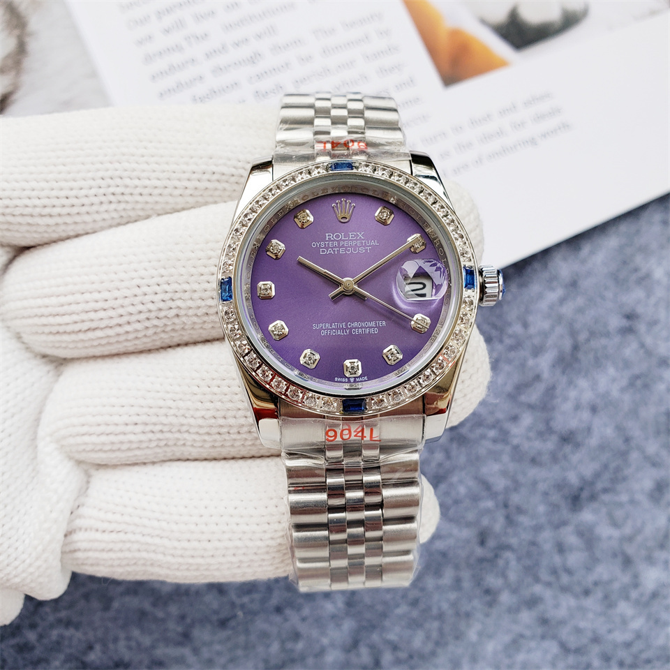 Women's Automatic Mechanical Watch 904L Stainless Steel36mm-RLX427