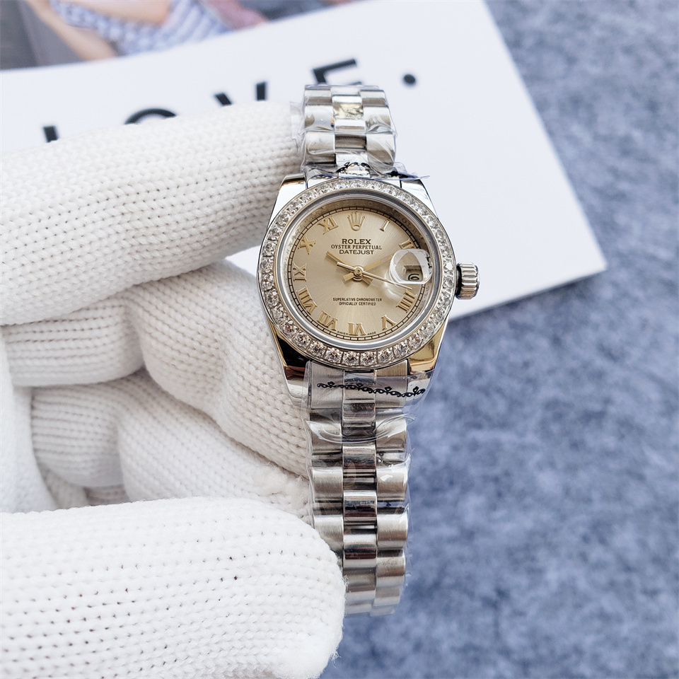 Women's Automatic Mechanical Watch 904L Stainless Steel26mm-RLX409
