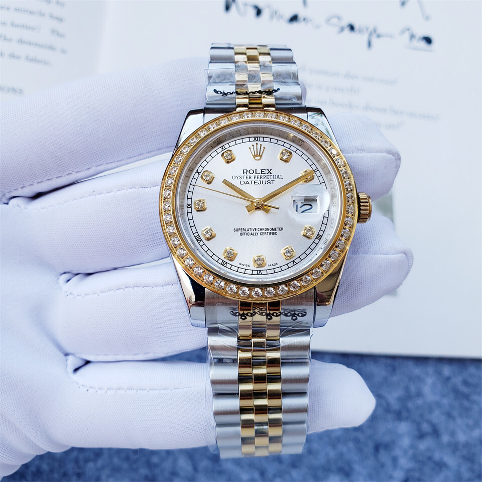 Women's Automatic Mechanical Watch 904L Stainless Steel37mm-RLX349