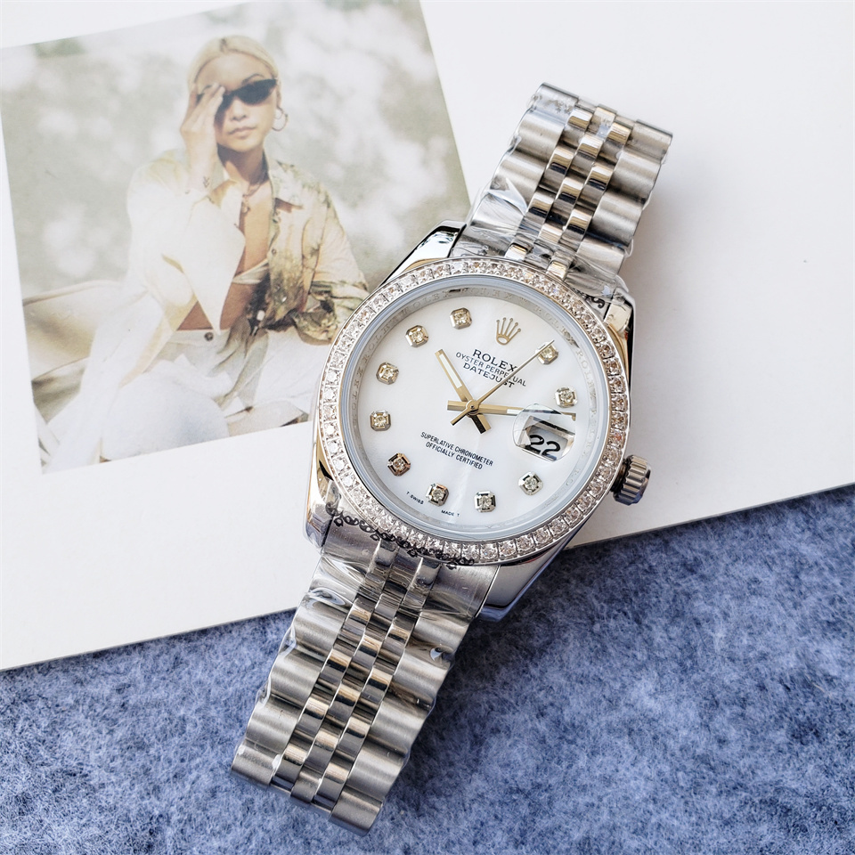 Women's Automatic Mechanical Watch 904L Stainless Steel36mm-RLX337