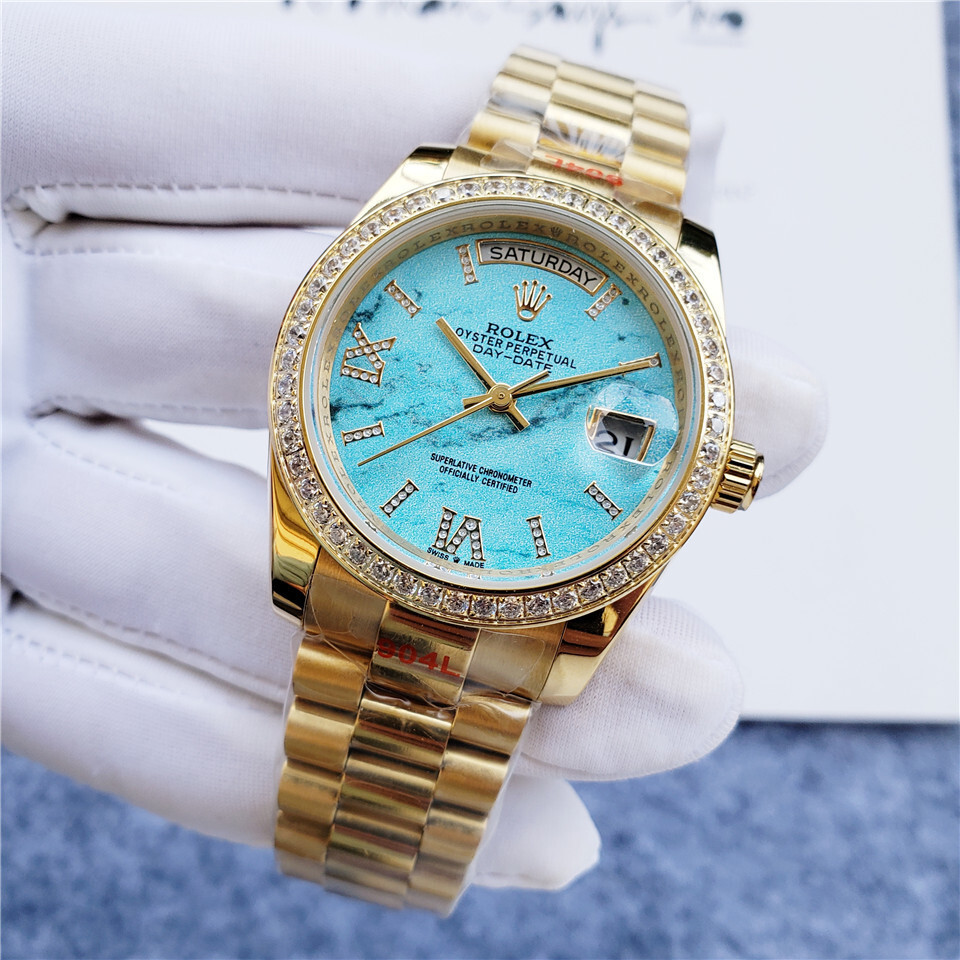 Women's Automatic Mechanical Watch 904L Stainless Steel36mm-RLX259