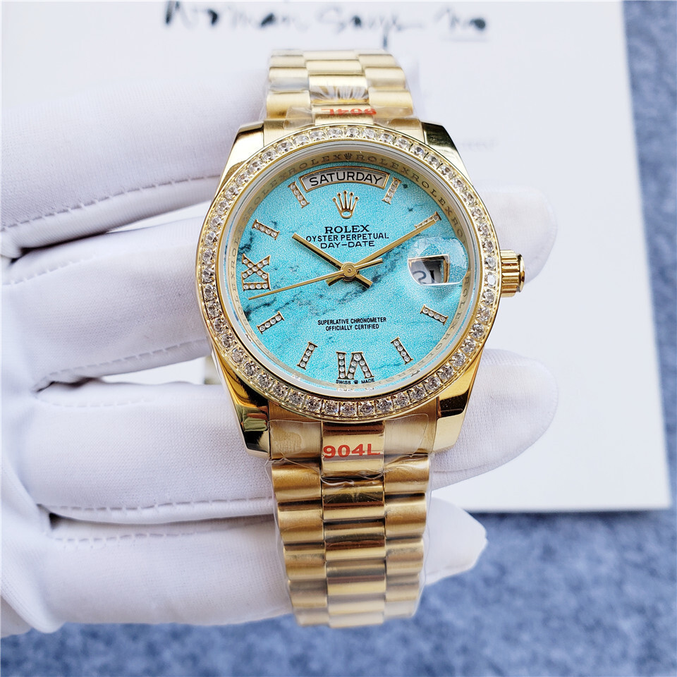Women's Automatic Mechanical Watch 904L Stainless Steel36mm-RLX259