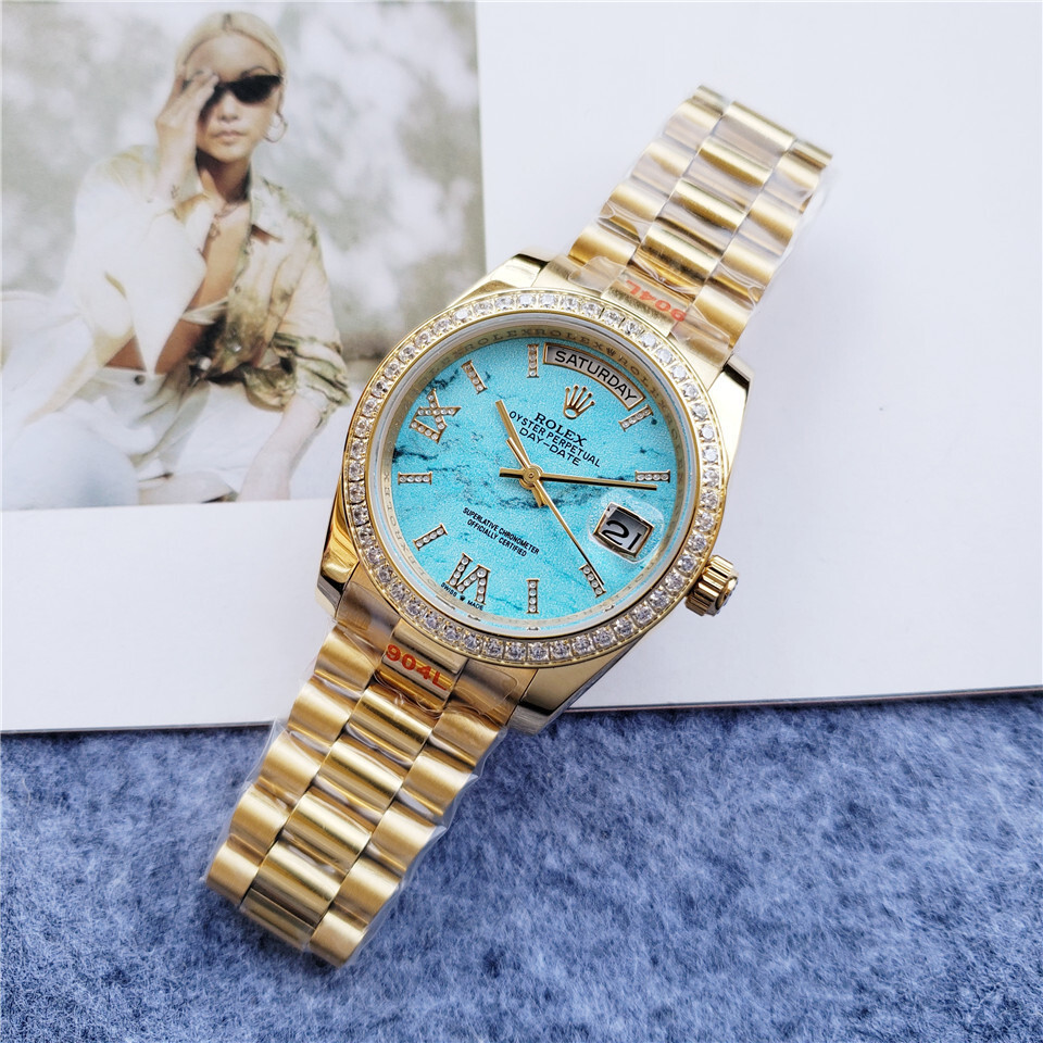 Women's Automatic Mechanical Watch 904L Stainless Steel36mm-RLX259